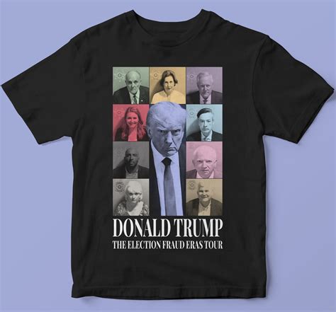 Donald Trump Mugshot Eras Tour Unisex T Shirt Trump Mugshot Etsy