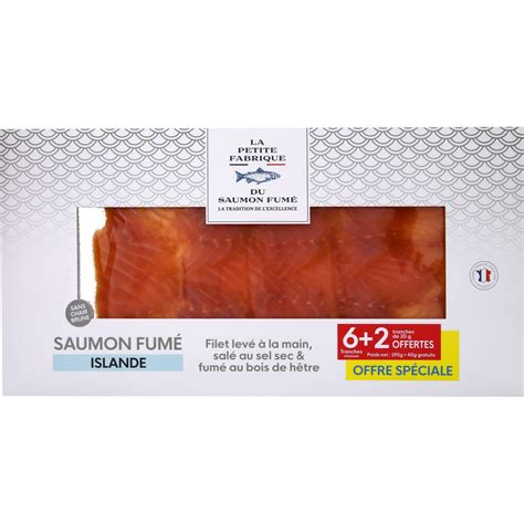 Saumon Fum Islande La Petite Fabrique Du Saumon Fume Le Paquet De