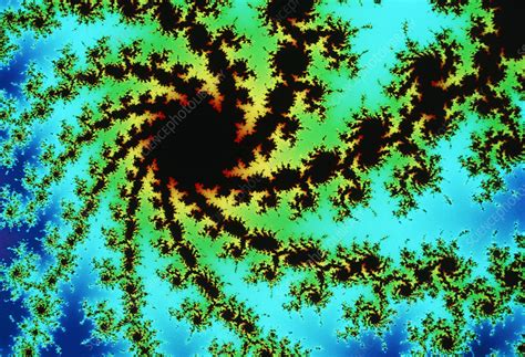 Fractal geometry: Mandelbrot Set - Stock Image - A925/0060 - Science Photo Library