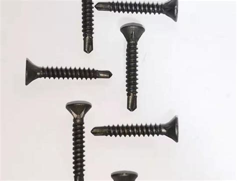 Flat Head Phillips Self Drilling Screw Nickel Plated