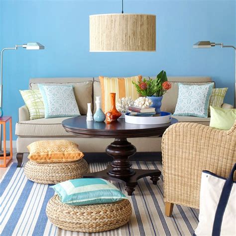 15 Chic and Colorful Spring Living Room Designs | HomeMydesign