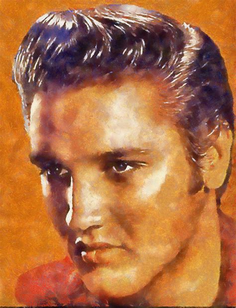 Elvis Presley Digital Art By Galeria Trompiz Fine Art America