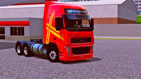 Skins Volvo Fh Vermelho Faixas Exclusivo Rodrigo Games