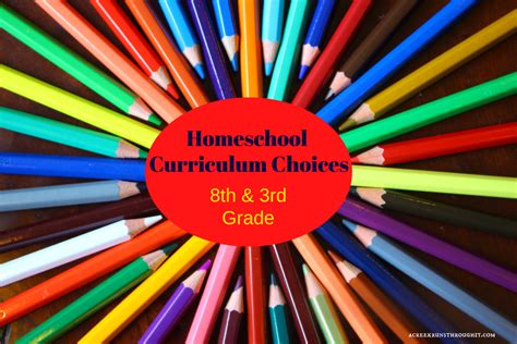 Our 8th Grade and 3rd Grade Homeschool Curriculum Choices - A Creek ...