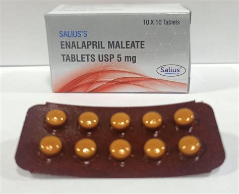 Enalapril Maleate USP 5 Mg Tablet For Oral At Best Price In Navi