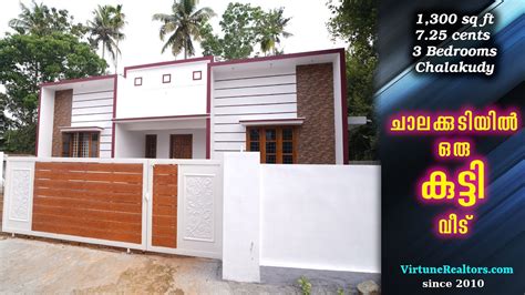 House For Sale In Chalakudy Low Budget Sq Ft In Cents