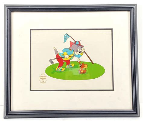 Lot - Turner Home Ent. "Tom & Jerry Golf" Serigraph Cel