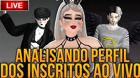 AO VIVO ANALISANDO PERFIL DOS INSCRITOS Avakin Life YouTube