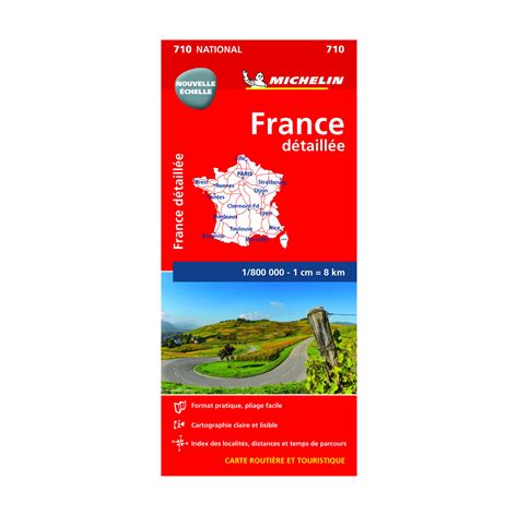 Carte Nationale France D Taill E Michelin Boutique De L Aventure