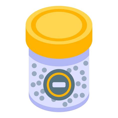 Premium Vector Fish Food Jar Icon Isometric Of Fish Food Jar Vector