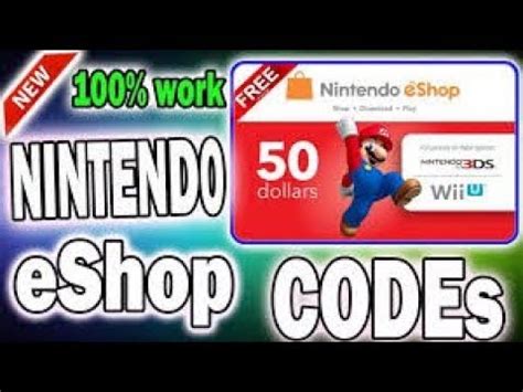 How To Get Free Nintendo Eshop Codes Nintendo Eshop Card Codes Free