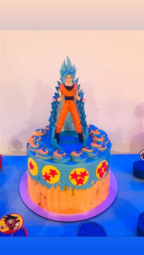 Goku Dragon Ball Z Pasteles De Goku Pastel De Dragon Ball Pi Ata