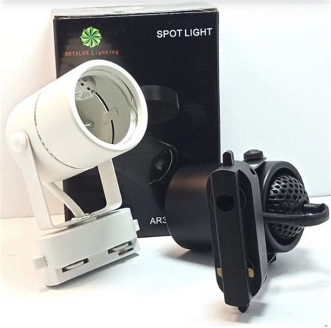 Kap Lampu Sorot Track Spotlight Kosongan Mr Rell Bulat Ar Artalux