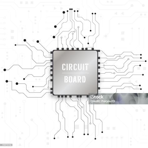 Latar Belakang Teknologi Papan Sirkuit Ilustrasi Stok Unduh Gambar Sekarang Alat Kerja