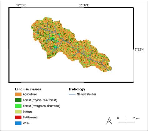 Spatial Distribution Of Land Use And Land Cover Types In The Namulonge