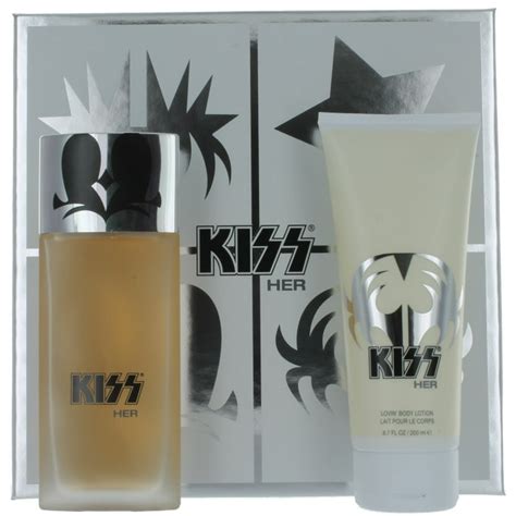 Kiss Her by Kiss for Women Set-EDP Perfume Spray 3.4 oz.+Body Lotion 6. ...