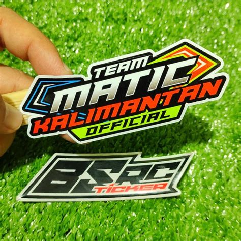 Jual Sticker Team Matic Kalimantan Official Sticker Kalimantan Viral