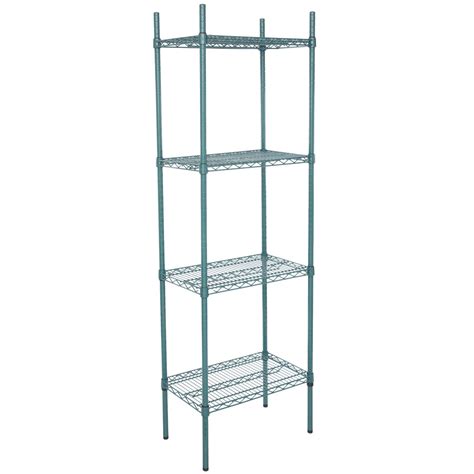 Regency Wide Nsf Green Epoxy Shelf Kit With Posts