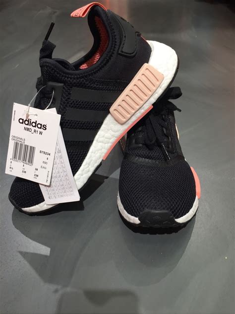 adidas nmd pink black