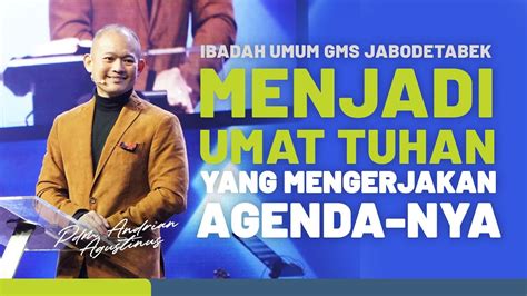 IBADAH UMUM GMS JABODETABEK 25 JUNI 2023 PDM ANDRIAN AGUSTINUS YouTube