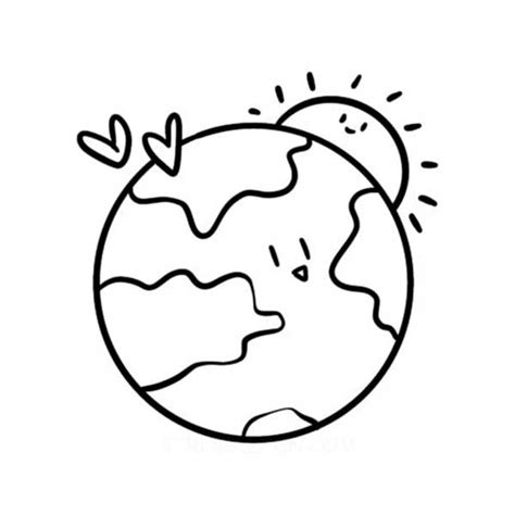 Desenho Do Planeta Terra Para Desenhar - 77+ Desenhos do Planeta Terra para Imprimir e Colorir