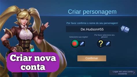 Como Criar Uma Nova Conta No Mobile Legends Como Trocar De Conta Ou