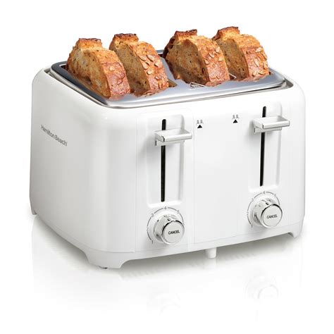 Hamilton Beach Slice Toaster With Extra Wide Slots White