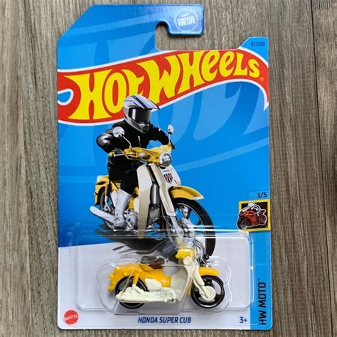 Toys Hot Wheels Motorcycle Honda Super Cub Hw Moto Hotwheels Mattel Poshmark