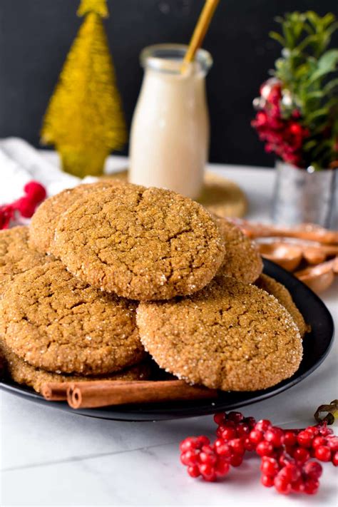 Vegan Ginger Cookies The Conscious Plant Kitchen