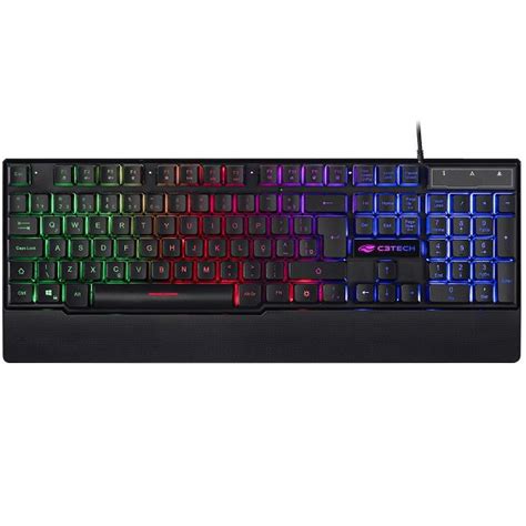 Teclado Gamer USB KG 60BK C3 TECH MadeiraMadeira