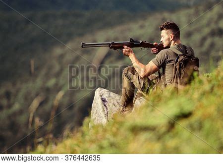 soldier field combat image photo  trial bigstock