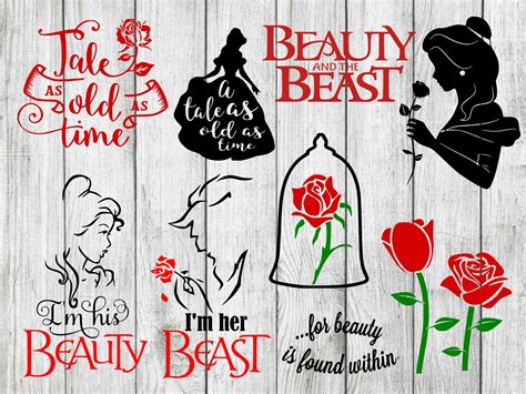 Disney Beauty And The Beast Svg Free Svg Design File