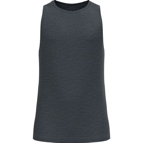 Odlo Natural Merino 160 Base Layer Singlet Men Odlo Steel Grey Melange