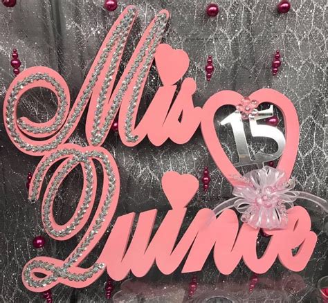 Mis Quince Anos Foam Sign Wall Banner Decoration Etsy