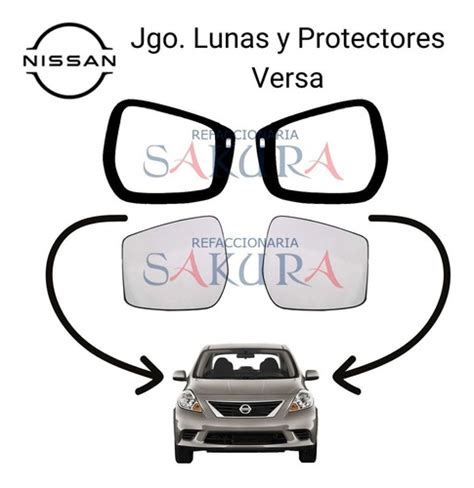 Kit Lunas Y Protectores Espejos Laterales Versa 2017 Nissan Envío gratis