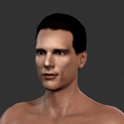 Beautiful Man Naked D Model By IGOR