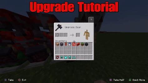 Minecraft Upgrading Armour Tutorial Minecraft Howto Tutorial Youtube