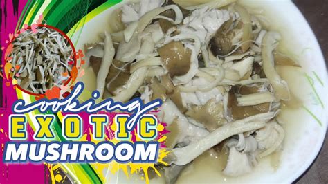 Lutuin Na Ang Tumutubong Mushroom Tuwing Tag Ulan Na May Kasamang Kulog