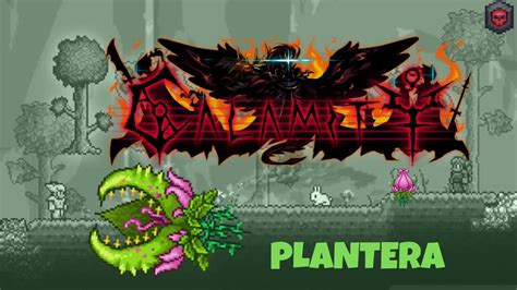 Terraria Calamity Mod Revengeance Mode Plantera Boss Battle Youtube