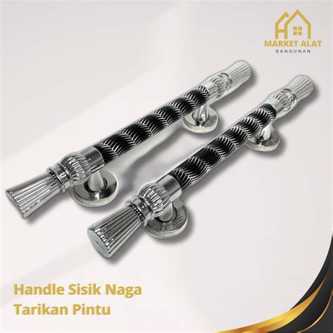 Jual Handle Sisik Naga Tarikan Pintu Handel Sisik Hitam Shopee