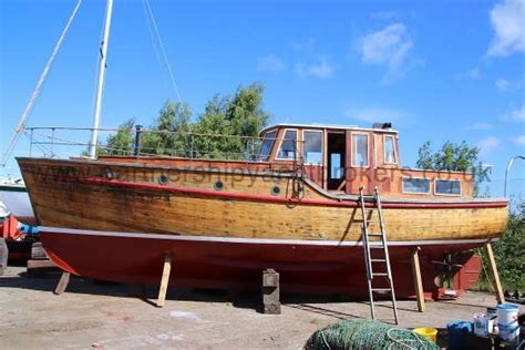 An Old Wooden Boat Is Being Worked On