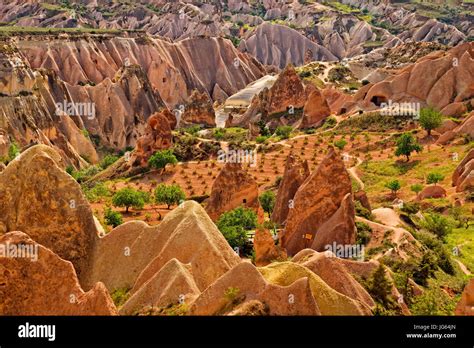 Red Valley Or Rose Valley Part Of The Goreme National Park Cappadocia