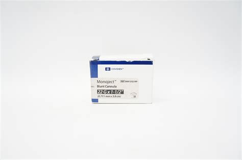 Covidien 8881202389 Monoject Blunt Cannula 22g X 1 12 Inch X Box Of 25