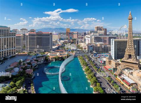 Las Vegas strip skyline Stock Photo - Alamy