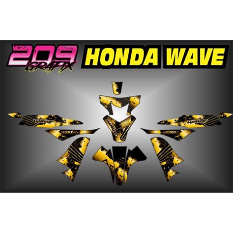 Honda Wave Full Body Decals Shopee Philippines