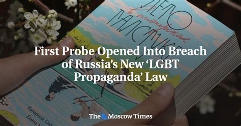 First Probe Opened Into Breach Of Russias New ‘lgbt Propaganda Law