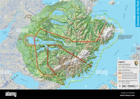 Katmai National Park And Preserve Map