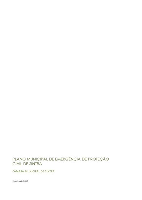 Pdf Plano Municipal De EmergÊncia De ProteÇÃo Planos Prociv Pt Documents 132133610085366071