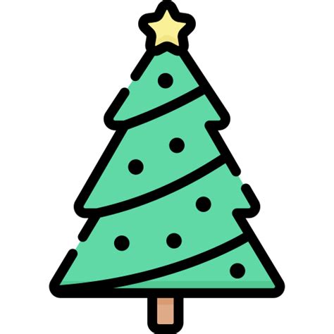 Christmas Tree Special Lineal Color Icon