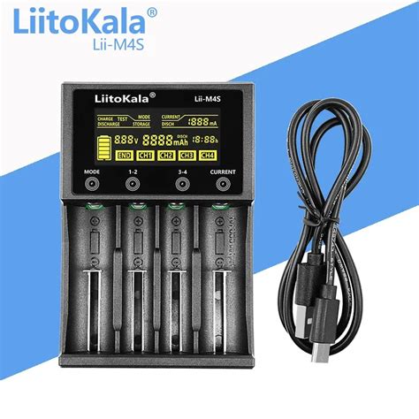 Liitokala Lii M S Smart Charger Lcd Display For